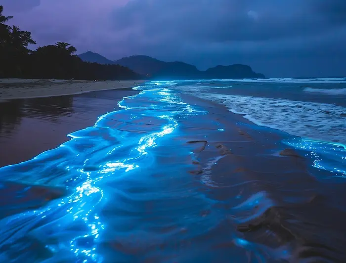Magical bioluminescence in Andaman waters